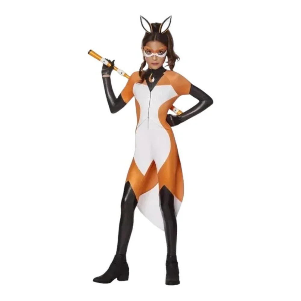 NEW Spirit Halloween Kids Rena Rouge Costume - Miraculous Ladybug Large  12-14